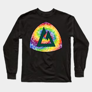 Colorado Trail hangtag rainbow tie dye Long Sleeve T-Shirt